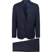 Suitable Passande Kostym Lucius Birdseye Ull Mörkblå Blå Storlek