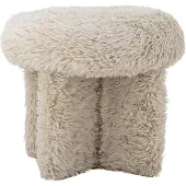 Bloomingville Frikka Pouf, Naturell, Polyester