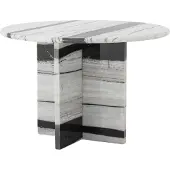 Bloomingville Rosito soffbord, vit, marmor