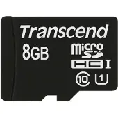 Transcend Premium microSDHC-Kort Industrial 8 GB Class 10, UHS-I