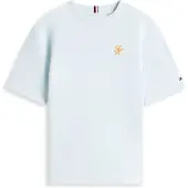 Tommy Hilfiger Logo Embroidery Jersey Twill T-Shirt
