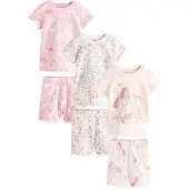Next Pyjamas rosa / rosé / ljusröd / off-white