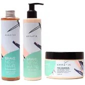 Brave. New. Hair. 3-pack Brave. New. Hair. Keratin Schampoo + Conditio