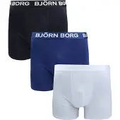 Björn Borg Sports Boxers 3-Pack Flerfärgad Svart Vit Blå Storlek