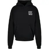 Mc Clothes Wording Stay Wild Ultra Heavy Huvtröja