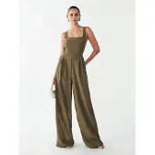 BWLDR Jumpsuit 'CHERIE' oliv