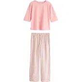 Next Pyjamas opal / ljusrosa / vit