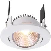 Deko-light 565263 COB-68 LED-inbyggnadsbelysning EEK: G (A - G) LED LED fast installerad 5 W Signalvit (RAL 9003)
