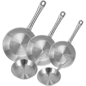 Wellhome 20/24/28/30/32 Cm Stekpanne Set 5 Bitar