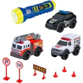 Dickie Toys Dickie SOS set med 3 fordon med ficklampa 371-4024