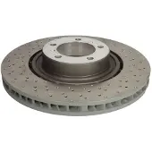 SHW Bromsskiva PFR49016 fram, ventilerad, höggradigt förkolnad, 1 Stycke