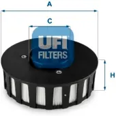 Ufi Filter, vevhusventilation 27.686.00