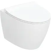 Ifø Ifö Spira Art väggmonterad toalett m/TurboFlush spolteknik och Ifö Clean - inkl. Soft Close toalettsits - bultavstånd 180 mm
