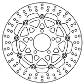 TRW Msw250 Flytande Bromsskiva
