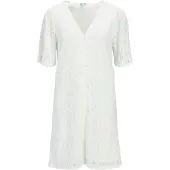 Object Laila 2/4 Re V-neck Kortärmad Kort Klänning