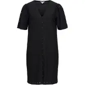 Object Laila 2/4 Re V-neck Kortärmad Kort Klänning
