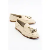 Forever & Always Mona Mjuk Läder Tofs Loafer Dam