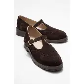 Forever & Always Janney Läder Rem Loafers