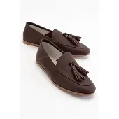 Forever & Always Mona Mjuk Läder Tofs Loafer Dam