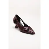 Forever & Always Sidal Kitten Heel Pumps i Läder (Dam)