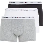Tommy Hilfiger Boxer Trunk 3-Pack vart/Vit/Grå Vit vart Grå torlek