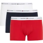 Tommy Hilfiger Underwear Boxershorts 'Essential' marinblå / ljusgrå / röd / vit