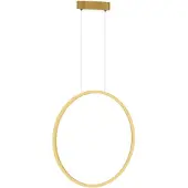 Milagro Lighting Pendellampa Saturno , Mässing / guld, Vardagsrum / matsal, Aluminium / grå / zink, Modern