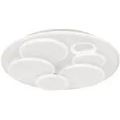 FISCHER&HONSEL GMBH LED taklampa Dots, dimbar, Vitt / opal, Vardagsrum / matsal, Metall, Modern, LED-taklampa