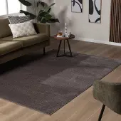 NATURL. Kortluggad matta | Essenza mörkgrå hos Volero | 80x150cm | Polypropen | Enfärgad | Rektangulär | Låg lugg