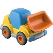 Haba Traktor m. Frontlastare - 6,5 cm - Gul - - One Size - Bil