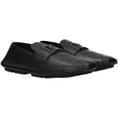 Dolce&Gabbana Svarta Läder Slip-On Loafers