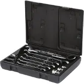 Ks Tools 503.4647 Ring-spärrnyckel-set Nyckelvidd (Metrisk) (för titel) 8 - 19 mm