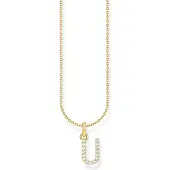 Thomas Sabo 18K guldpläterat bokstavssmycken U KE2260-414-14