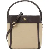 Calvin Klein Cotton Canvas Bucket Bag