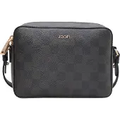 JOOP! Axelremsväska 'Cortina Piazza Cloe' mörkbrun / guld / svart