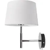 LUCANDE Vägglampa , Dorothea, dimbara, Metallisk, Vardagsrum, Tyg / textil, Modern