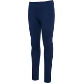 Hummel Leggings - hmlJr Base - Dress Blue - - 6 år (116) - Leggings