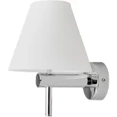 LINDBY Vägglampa Violetta , dimbar, Förkromad / silver, Badrum, Metall, Modern, Vägglampa, sänglampa, sänglampa vägg