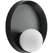 LUCANDE Vägglampa , Andelina, dimbara, Svart, Vardagsrum, Metall, Design