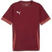 Puma Tränings T-Shirt teamGOAL - Team Red/White Barn, storlek 164 cm