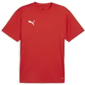 Puma Tränings T-Shirt teamGOAL - Röd/Vit, storlek XX-Large