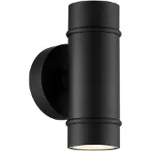 Nordlux Vägglampa utomhus Artilus, dimbar, Svart, Aluminium / grå / zink, Utomhusvägglampa