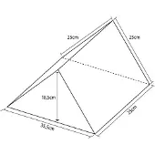 Softee Mini Triangle 25x25x25cm Vadderad Figur