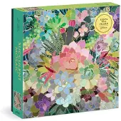 Galison Succulent Mosaic 500 Piece Foil Puzzle