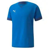Puma Tränings T-Shirt teamFINAL - Blå, storlek X-Large