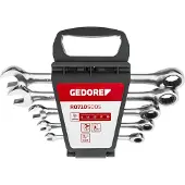 Gedore 3300849 R07105005 Ringskruvnyckelsats 5 delar Nyckelvidd (Metrisk) (för titel) 07 - 29 mm