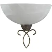 LINDBY Vägglampa , Mohija, dimbara, Svart, Vardagsrum, Glas, Antik