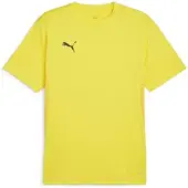 Puma Tränings T-Shirt teamGOAL - Gul/Svart Barn, storlek 164 cm
