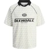 Jack & jones Junior T-shirt 'JCOLido' ljusgrå / svart / vit