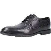 Clarks Ronnie Limit Svarta Läder Skor